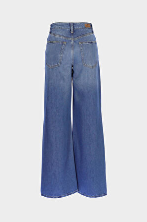 Weslie Açık Mavi Yüksek Bel Fermuarlı Yırtıklı Jean Pantolon C 4530-224