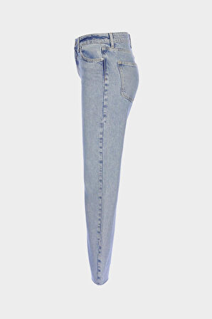 Diana Açık Mavi Yüksek Bel Dad Straight Fit Jean Pantolon C 4517-120