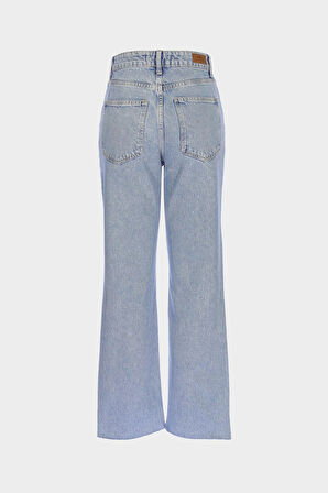 Diana Açık Mavi Yüksek Bel Dad Straight Fit Jean Pantolon C 4517-120