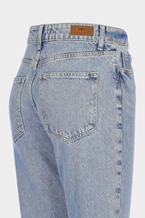 Diana Açık Mavi Yüksek Bel Dad Straight Fit Jean Pantolon C 4517-120
