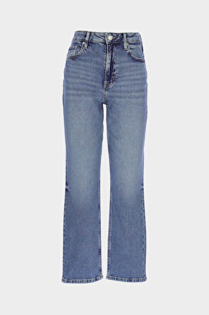 Sydney Yüksek Bel Açık Mavi Patı Fermuarlı Slim Fit Jean Pantolon C 4529-093