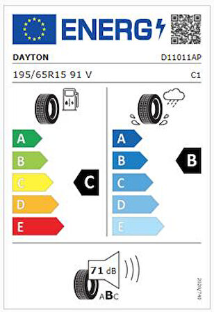 Dayton 195/65R15 91V Touring 2 Oto Yaz Lastiği (Üretim: 2025)