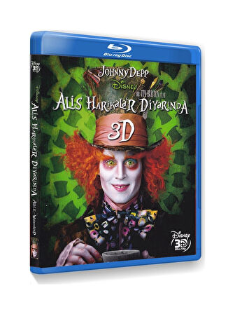 Alice İn Wonderland (Alis Harikalar Diyarında) (3D Blu-Ray Disc) Tek Disk