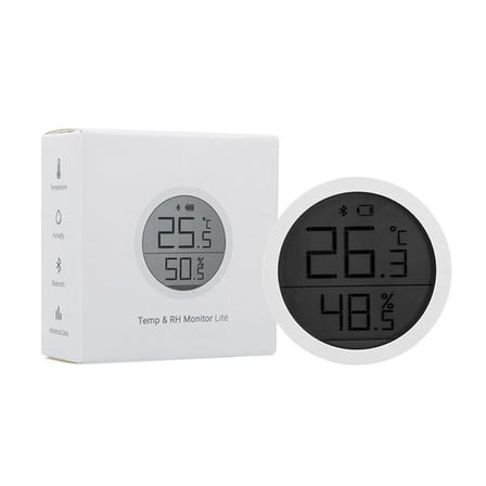 Lubinski Bluetooh Dijital Nem Ölçer Higrometre 6 cm