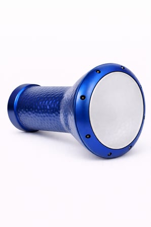 Yankı YDR-44 Döküm Mısır Darbuka Mavi - Profesyonel Çömlek Darbuka Kılıflı
