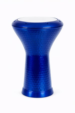 Yankı YDR-44 Döküm Mısır Darbuka Mavi - Profesyonel Çömlek Darbuka Kılıflı