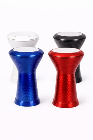 Yankı YDR-44 Döküm Mısır Darbuka Mavi - Profesyonel Çömlek Darbuka Kılıflı