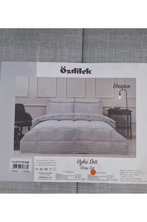 Özdilek Ranforce Çift Kişilik Uyku Seti Unique Gri
