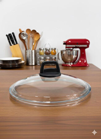 22 CM PAŞABAHÇE PAYREX CAM KAPAK (VENÜS KULP)
