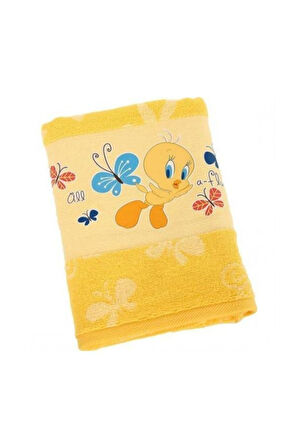 Özdilek Tweety Lisanslı Çocuk Bornoz Seti 1-2 Yaş