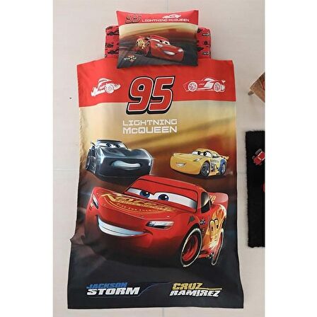 Özdilek Disney Cars Mcqueen Çizgi Kahraman Pamuk Çocuk Nevresim Takımı