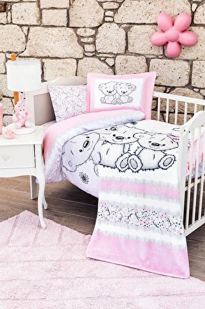 Özdilek Bebek Battaniye Spring Time Pembe