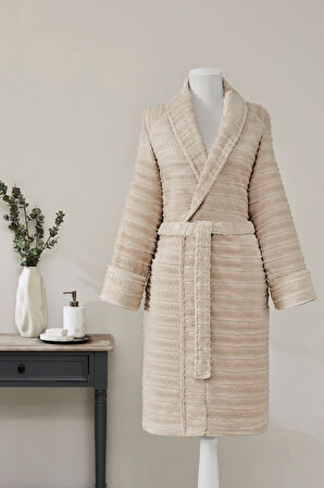 Sadem Organik Linden Şal Yaka Bornoz