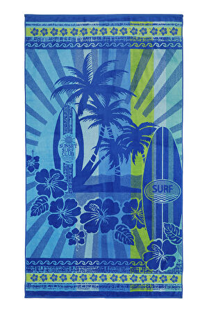 Özdilek Saint Tropez Porta Kadife Plaj Havlusu 101x188