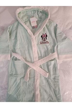 ÖZDİLEK DİSNEY MINNIE HEART KAPS. BORNOZ 7/8 YAŞ MİNT