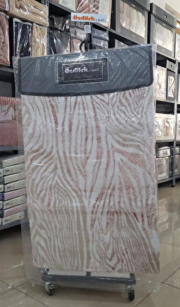 Özdilek 2'li Banyo Paspası - Klozet Takımı Flos Daey Pudra