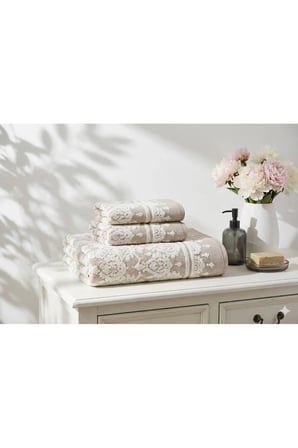 Tappeto(byn)/krem Banyo Havlusu 90*150