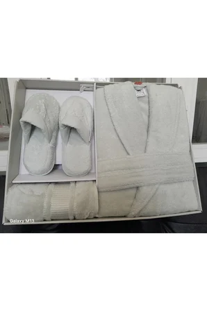 Özdilek Colourist Su Yeşili Bornoz Takımı S/M