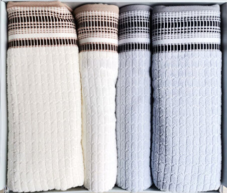 BENT GRİ-KREM BEST SET HAMAM TAKIMI