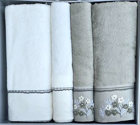 Dıtsy Garden Yeşil-krem Yeşil Best Set (hamam Takımı)