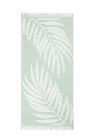 Özdilek Summer Leaf & Stripe 2'li Peştamal Plaj Havlusu 70x150 cm