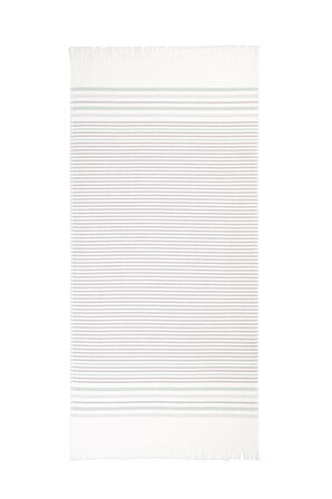 Özdilek Summer Leaf & Stripe 2'li Peştamal Plaj Havlusu 70x150 cm