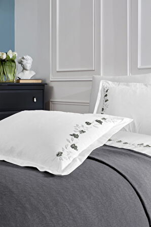 Özdilek Yatak Örtülü Nevresim Takımı Amanda Antrasit