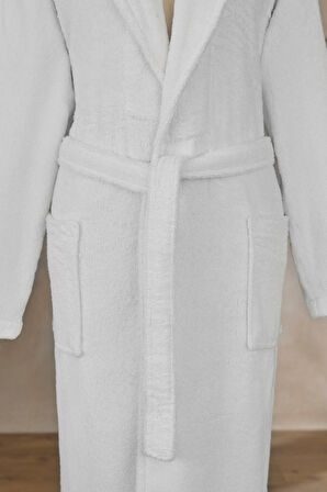 Özdilek Colourist Şal Yaka Bornoz Beyaz XXL 