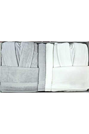 Özdilek ALLURE GRI-BEYAZ AILE SETI