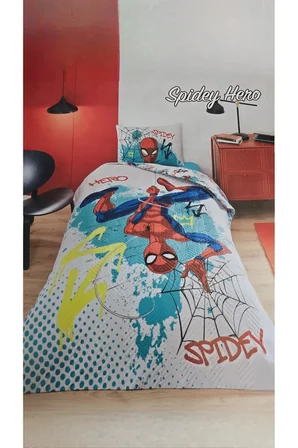 Özdilek Spidey Hero Tek Kişilik Nevresim Takımı 120x200 cm Çok Renkli