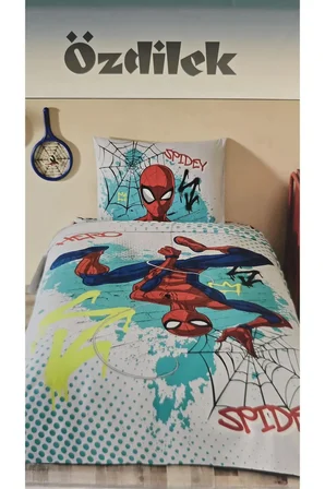 Özdilek Spidey Hero Tek Kişilik Nevresim Takımı 120x200 cm Çok Renkli