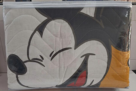 Özdilek Lisanslı Disney Çocuk Yatak Örtüsü Takımı Tek Kişilik Mickey Fantastic Kırmızı