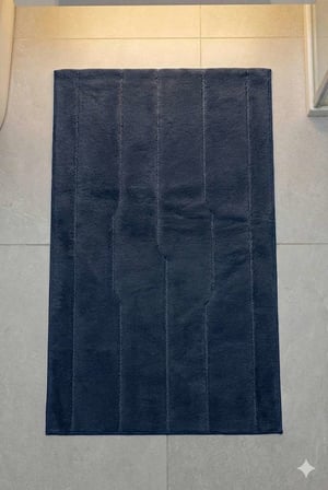 Klozet Pamuk Rayas Gri 60*100-40*60