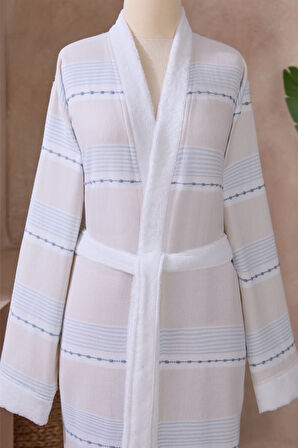 Özdilek Textura Peştamal Kimono Bornoz