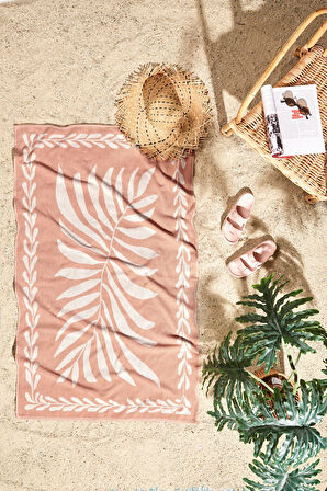 Özdilek Sun Boho Leaf Plaj Havlusu 90x150 cm