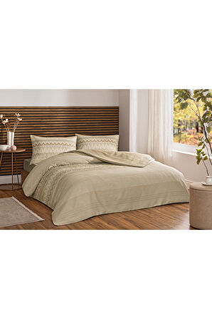 Özdilek Herringbone Çift Kişilik Soft Life Saten Nevresim Takımı