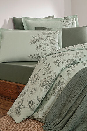 Özdilek Fresque Çift Kişilik Pikeli Nevresim Takımı