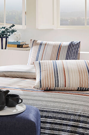 Floretta Jute Line Tek Kişilik Nevresim Takımı