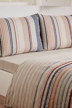 Floretta Jute Line Çift Kişilik Nevresim Takımı