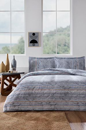 Özdilek Colorado Tek Kişilik Lastikli Çarşaf Nevresim Takımı