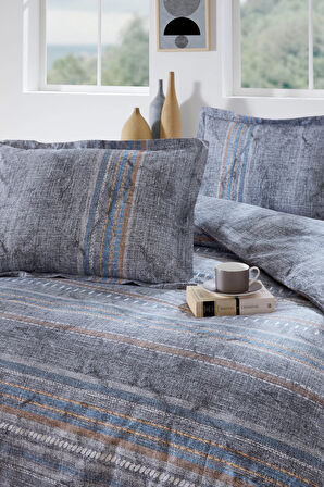 Özdilek Colorado Tek Kişilik Lastikli Çarşaf Nevresim Takımı