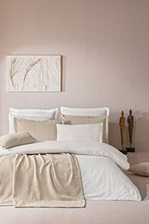 Özdilek Serenity Çift Kişilik Yatak Örtülü Nevresim Takımı