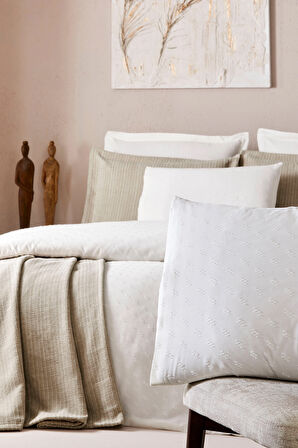 Özdilek Serenity Çift Kişilik Yatak Örtülü Nevresim Takımı