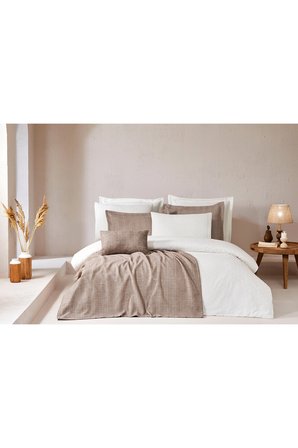 Özdilek Serenity Çift Kişilik Yatak Örtülü Nevresim Takımı