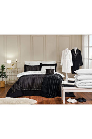 Özdilek Ribbed Çift Kişilik Çeyiz Seti 27 Parça