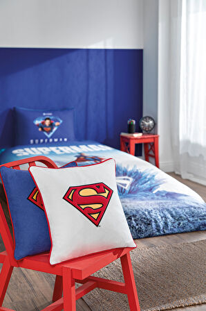 Özdilek Superman Lisanslı Kırlent 43x43 cm