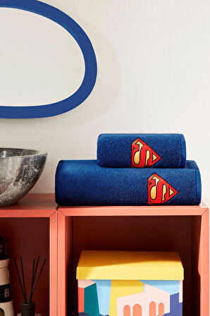 Özdilek Superman Hero Lisanslı 2'Li Havlu Set