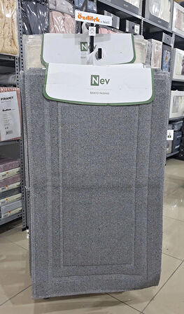 Özdilek Nev 2'li Banyo Paspası - Klozet Takımı Line Antrasit