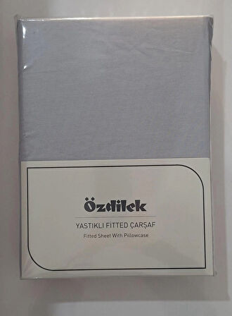 Özdilek COLOURIST RANFORCE LASTİKLİ ÇARŞAF TAKIMI 160*200 CM SILVER GRİ