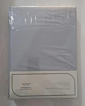 Özdilek COLOURIST RANFORCE LASTİKLİ ÇARŞAF TAKIMI 160*200 CM SILVER GRİ